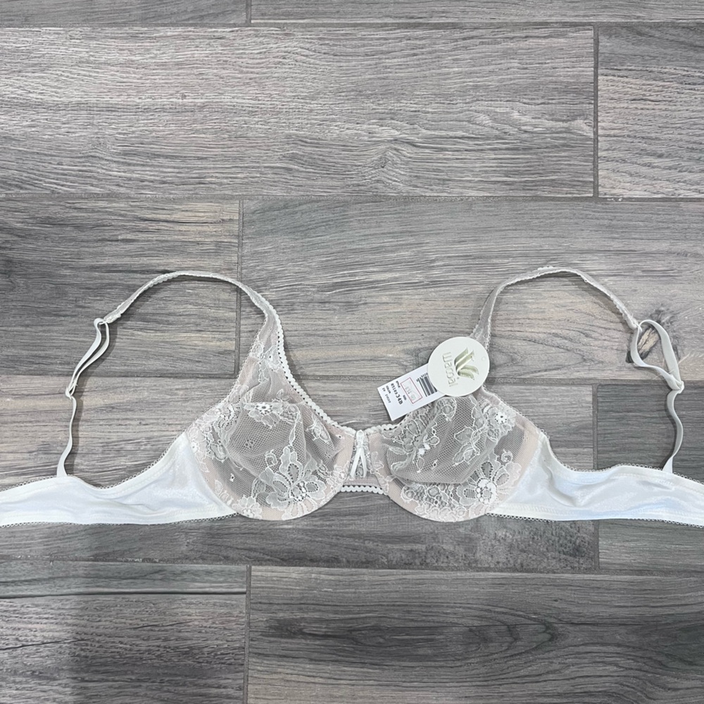 Wacoal Sheer White Lace Bra